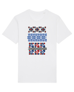 Romania Motiv National Traditional Tricou mânecă scurtă Unisex Rocker