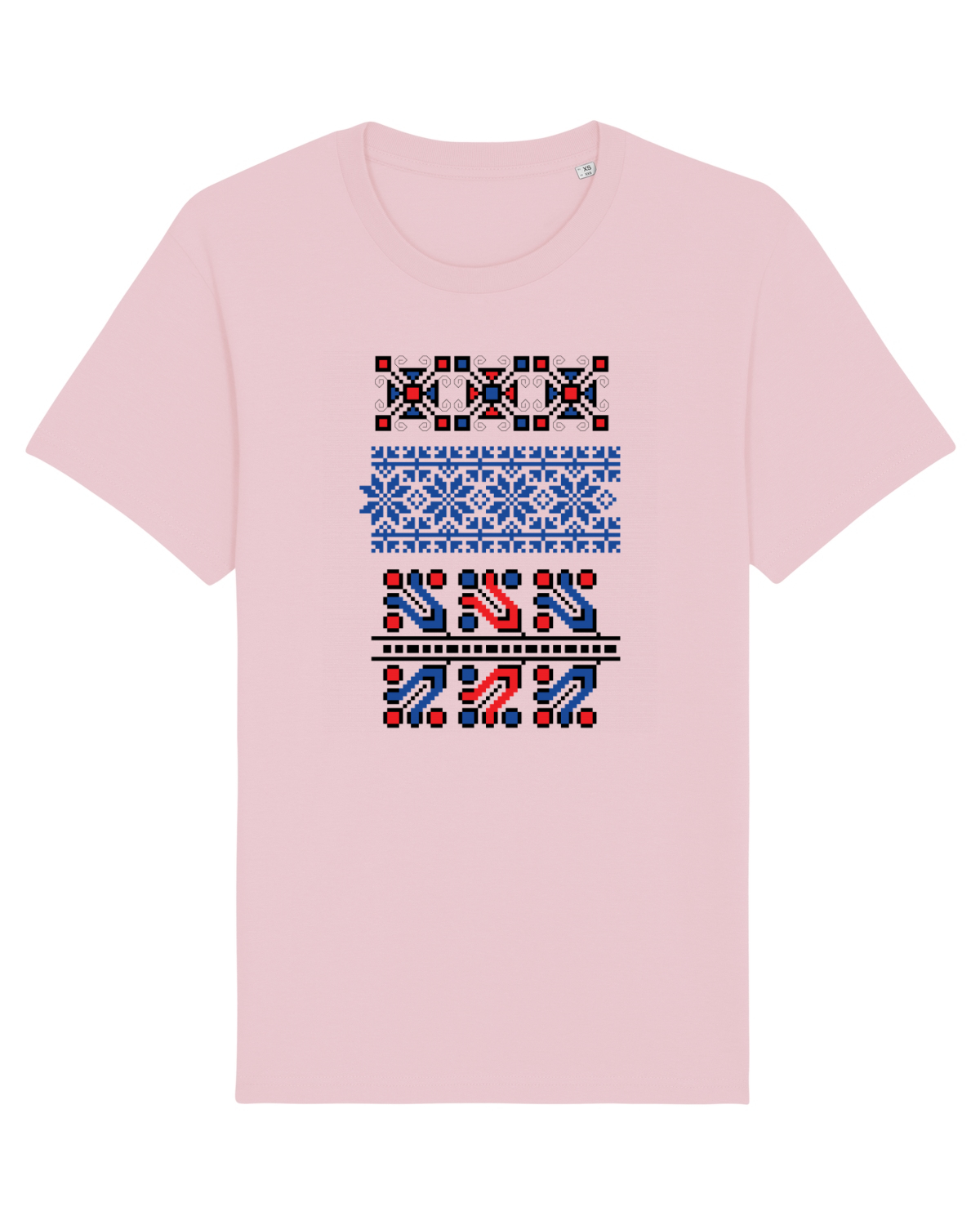 Tricou mânecă scurtă Unisex Rocker Cotton Pink
