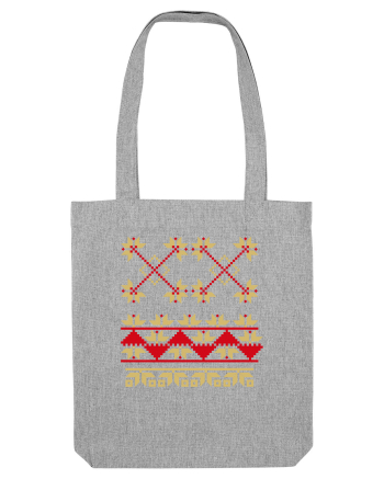 Romania Motiv National Traditional Heather Grey