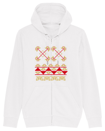 Romania Motiv National Traditional White