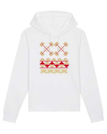 Romania Motiv National Traditional White