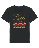 Romania Motiv National Traditional Tricou mânecă scurtă Unisex Rocker
