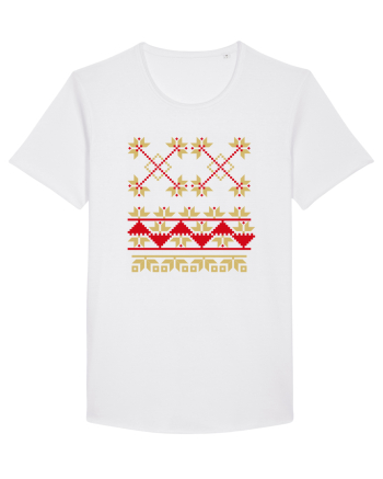 Romania Motiv National Traditional White