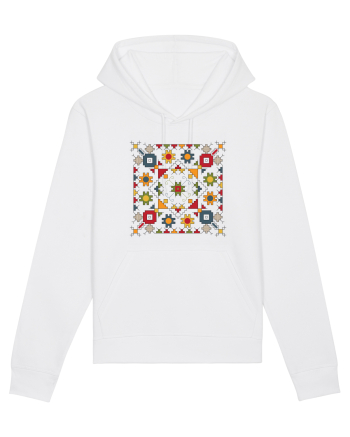 Romania Motiv National Traditional White