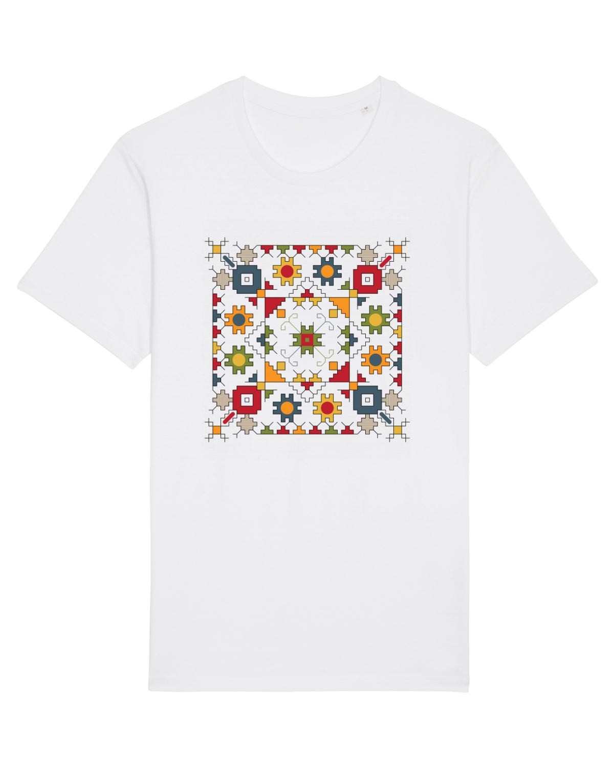 Tricou mânecă scurtă Unisex Rocker White
