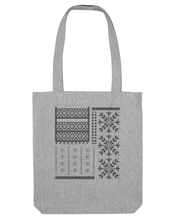 Romania Motiv National Traditional Heather Grey