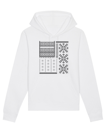 Romania Motiv National Traditional White
