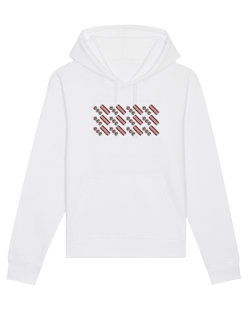 Romania Motiv National Traditional White