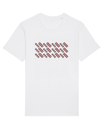 Romania Motiv National Traditional White