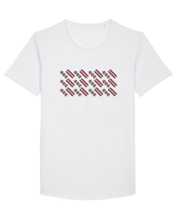 Romania Motiv National Traditional White
