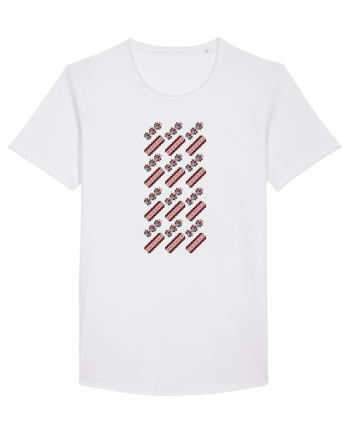 Romania Motiv National Traditional White