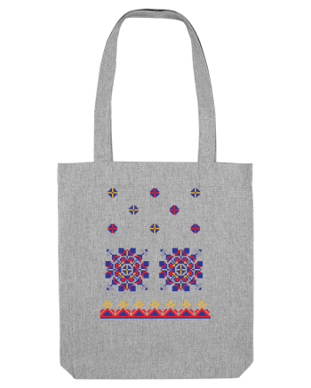 Romania Motiv National Traditional Heather Grey