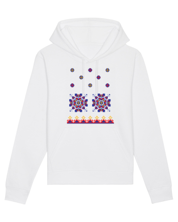 Romania Motiv National Traditional White