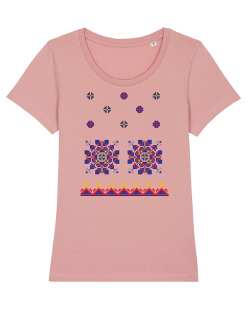 Romania Motiv National Traditional Canyon Pink