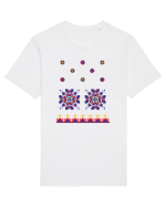 Romania Motiv National Traditional Tricou mânecă scurtă Unisex Rocker