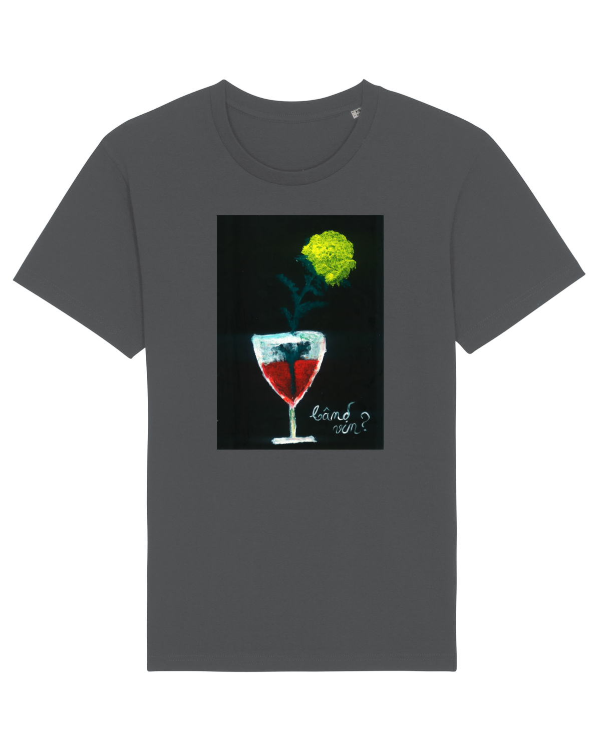 Tricou mânecă scurtă Unisex Rocker Anthracite