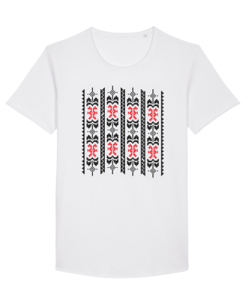 Romania Motiv National Traditional White