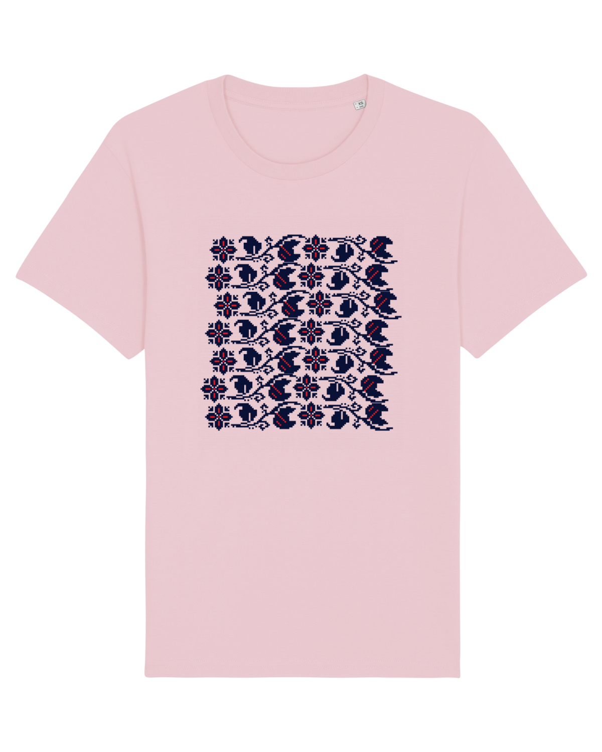 Tricou mânecă scurtă Unisex Rocker Cotton Pink