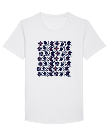 Romania Motiv National Traditional White