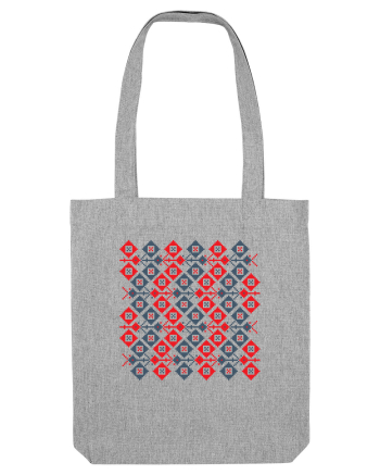 Romania Motiv National Traditional Heather Grey