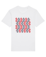 Romania Motiv National Traditional Tricou mânecă scurtă Unisex Rocker