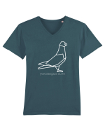porumbgami Tricou mânecă scurtă guler V Bărbat Presenter