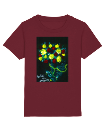 Buchet de fericire Burgundy