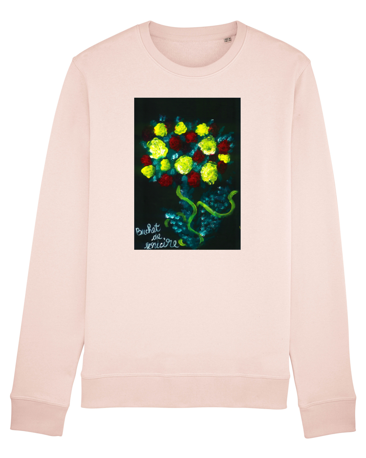 Bluză mânecă lungă Unisex Rise Candy Pink