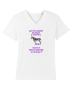 The zebra dilemma Tricou mânecă scurtă guler V Bărbat Presenter