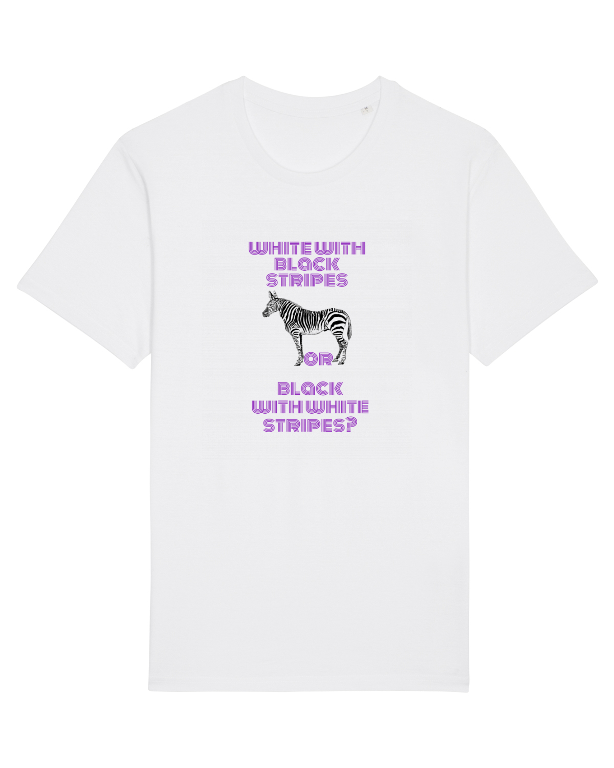 Tricou mânecă scurtă Unisex Rocker White