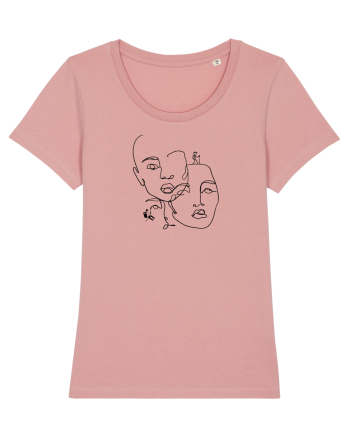 Solo climber Canyon Pink