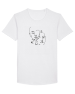 Solo climber Tricou mânecă scurtă guler larg Bărbat Skater