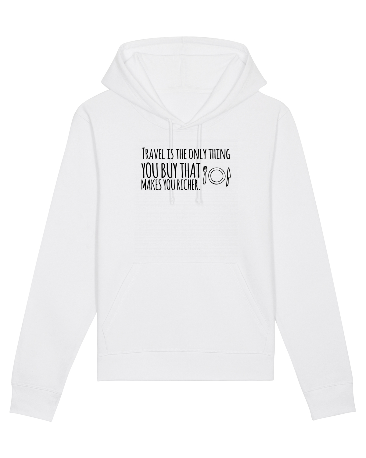 Hanorac Unisex Drummer White