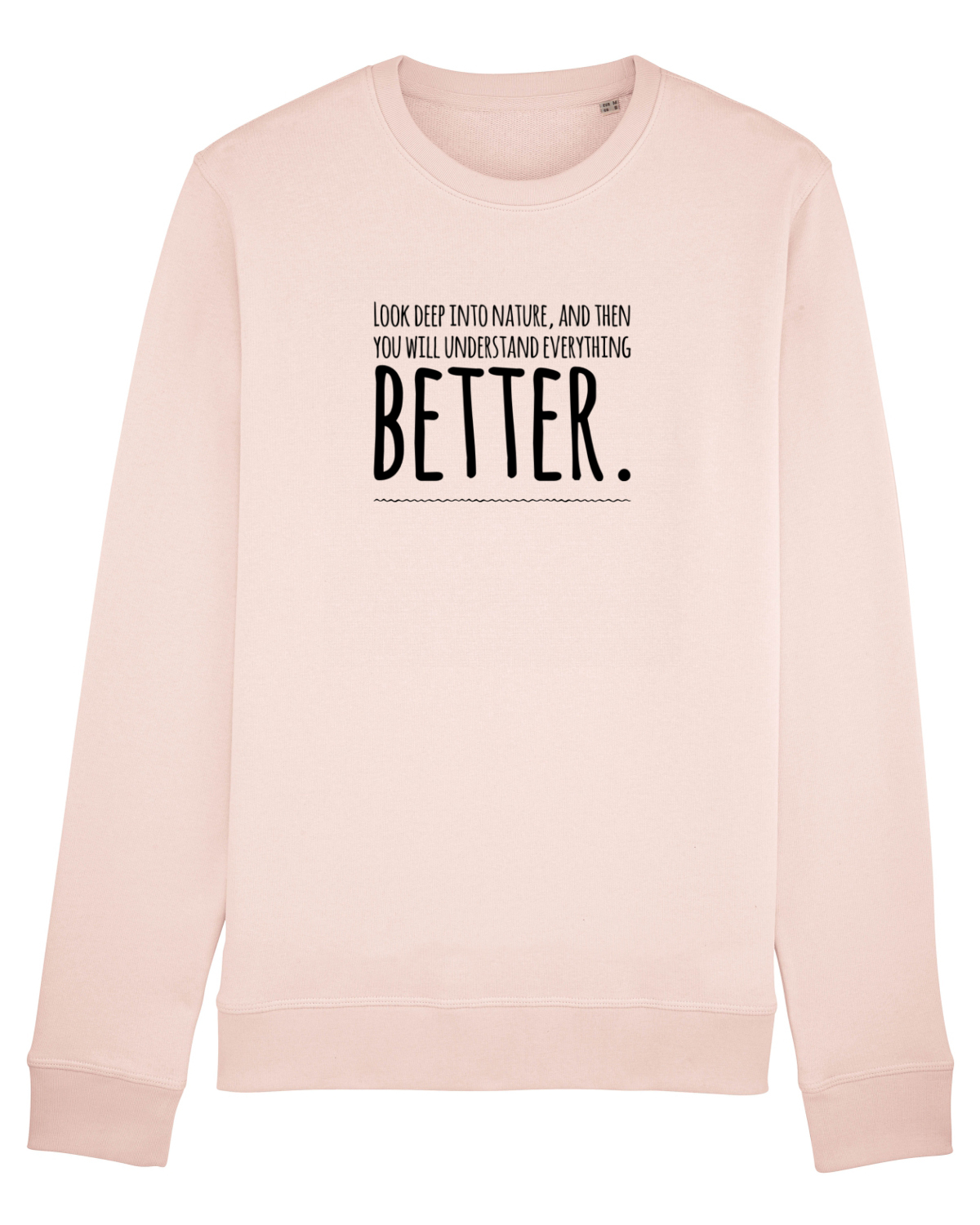 Bluză mânecă lungă Unisex Rise Candy Pink