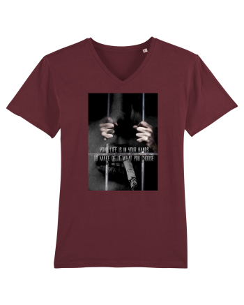 Your Life Is In Your Hands Burgundy