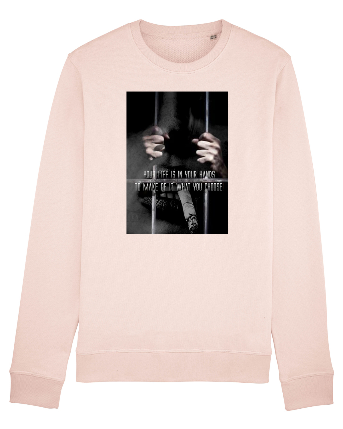 Bluză mânecă lungă Unisex Rise Candy Pink