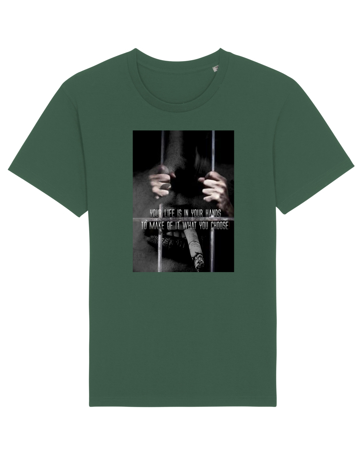 Tricou mânecă scurtă Unisex Rocker Bottle Green