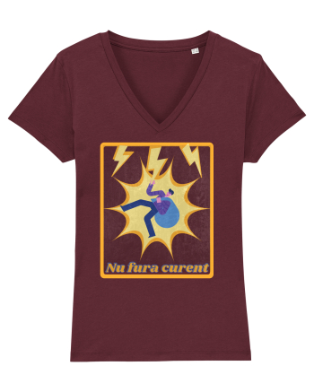 Nu fura curent Burgundy