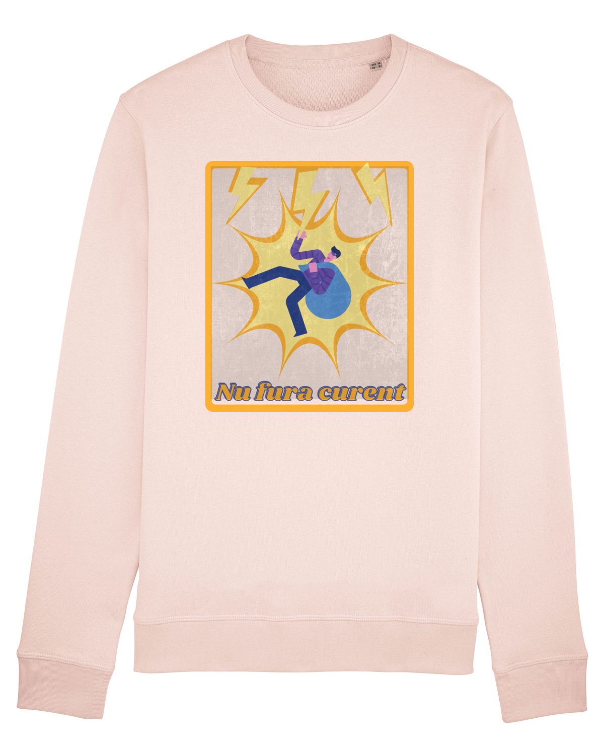 Bluză mânecă lungă Unisex Rise Candy Pink