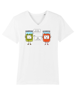 Ce faci, dulceață? Tricou mânecă scurtă guler V Bărbat Presenter