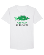 „Cod verde” de distracție Tricou mânecă scurtă guler larg Bărbat Skater