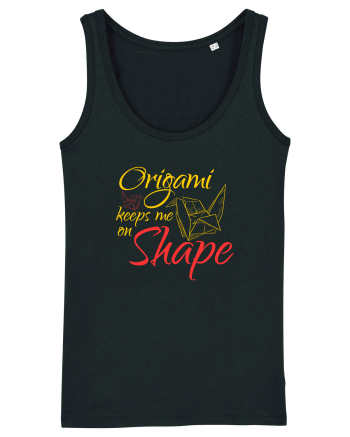 Origami Keeps Me On Shape Black