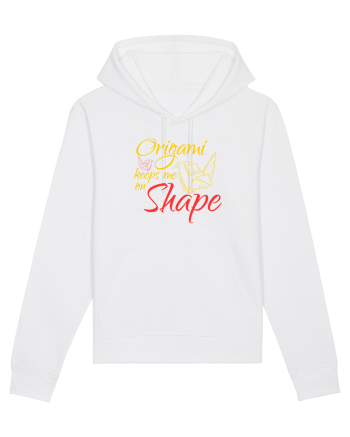 Origami Keeps Me On Shape White