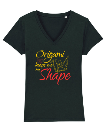 Origami Keeps Me On Shape Black