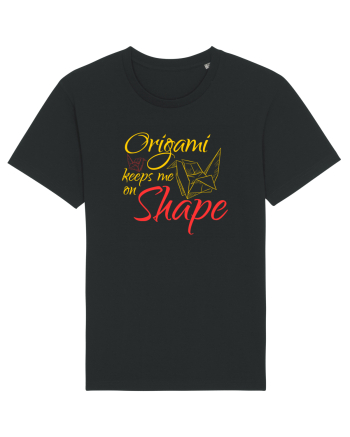Origami Keeps Me On Shape Black