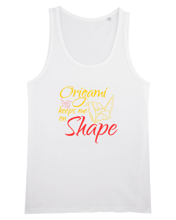 Origami Keeps Me On Shape White