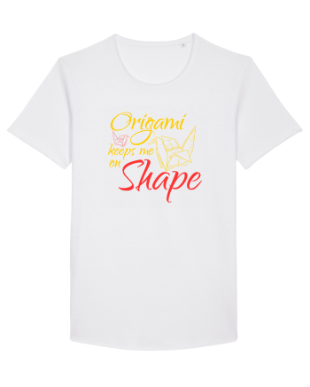Origami Keeps Me On Shape White
