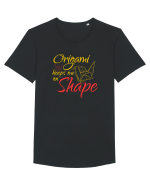 Origami Keeps Me On Shape Tricou mânecă scurtă guler larg Bărbat Skater
