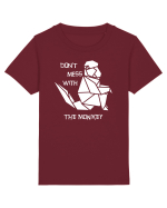 Don't Mess With The Monkey - Origami Style Tricou mânecă scurtă  Copii Mini Creator