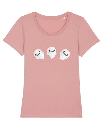 Cute Origami Ghosts - Happy Halloween Canyon Pink